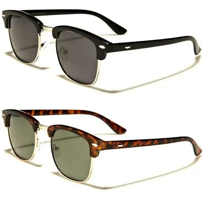 Classic Black Brown Polarized Sunglasses Retro Vintage Driving Mens Ladies Women • £10.99