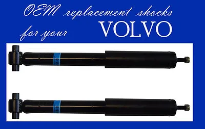  VOLVO S60 S80 V70 PAIR REAR Suspension Shocks NITROGEN GAS CHARGED 30736625 • $99.95