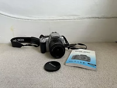 Canon EOS 400D 10.1 MP Digital SLR Camera - Silver (Kit With EF-S 18-55mm Lens) • £24.31