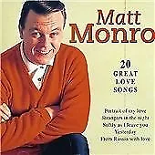 Matt Monro - 20 Great Love Songs - CD & Insert Only No Case • £2