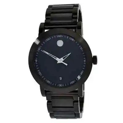 Movado Museum Men's Black Watch - 0606615 • $195