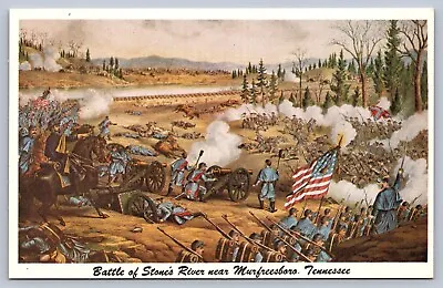 Postcard  Battle Of Stone's River  Civil War Near Murfreesboro TN • $4.95