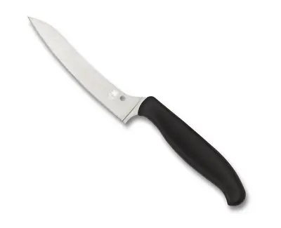 $25.50 • Buy Spyderco Z-Cut Knife Kitchen Cutlery Black PlainEdge BD1N K14PBK