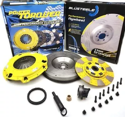 Stage 3 Heavy Duty Cushion Button Clutch Kit & SMF For Commodore VE V8 L98 LS2 • $817.37