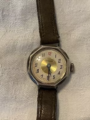 Antique Vintage Medana Swiss Made Silver Watch For Spares Or Repair  • $6.21