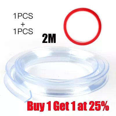 2M Transparent Furniture Corner Protector Desk Bumper Table Edge Guard Strip UK • £5.05