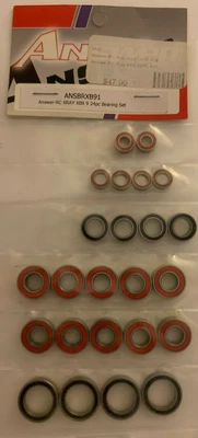 $10.95 • Buy Answer-RC ANSBRXB91 XRAY XB9 9 24pc Bearing Set New