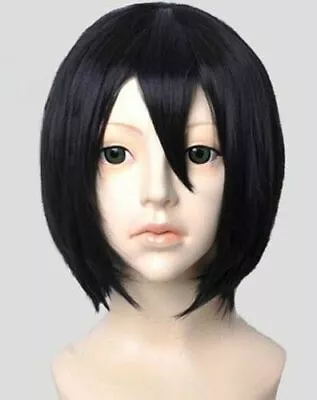 Attack On Titan Shingeki No Kyojin Mikasa Ackerman Cosplay Hair Wig Black • $25.90