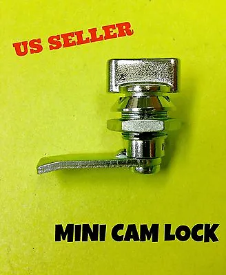 Mini Cam Lock Wing Knob Cabinet Box Drawer Mailbox Cupboard Desk #166.1.1.10 • $6.23