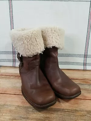 Ugg 5745 Bellvue Shearling Lined Fold Over Boots • $65
