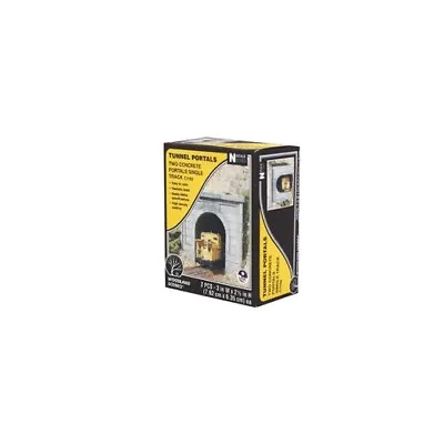 N Scale Single Track Concrete Tunnel Portals  C1152 Woodlands Scenics • $16.70