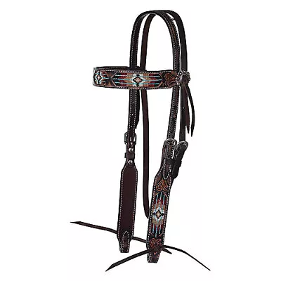 Circle Y Southwest Beaded Browband Headstall • $133.38