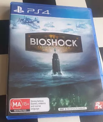 Bioshock The Collection PS4 VGC PAL Infinite Disc Game Only • $20