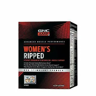 GNC AMP Women's Ripped Vitapak Program  - 30 Packs/30 Day Supply 30% OFF!! 30%!! • $55