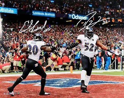 Ravens Ray Lewis & Ed Reed Signed Autographed 8x10 Photo Reprint • $18.99