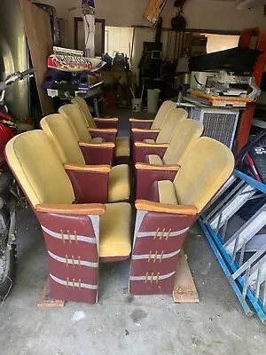Vintage Movie Theater Seats From Benton Harbor Michigan's State Theater • $1800
