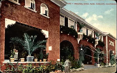 Theatre ~ Idora Park ~ Oakland California ~ Edward Mitchell Postcard Mailed 1909 • $2.80