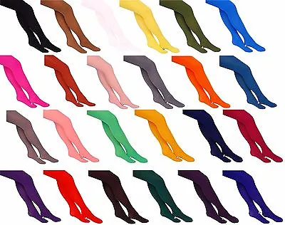 £5.99 • Buy 40 Or 60 Or 100 Denier Womens Opaque Microfibre Tights ,23 Fashionable Colours 