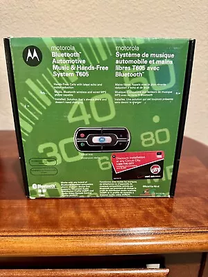 Motorola T605 Bluetooth Wireless Install Car Music Talk Hands-Free Kit System • $50