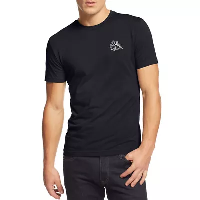 Mens T Shirts Casual Grim Reaper Embroidered Premium Cotton Comfortable T-Shirts • $22.89