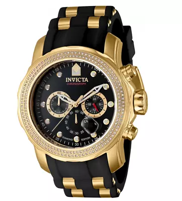 Invicta Pro Diver Diamond Edition .76 CTW Men's 48mm Chronograph Watch 37992 • $210.36