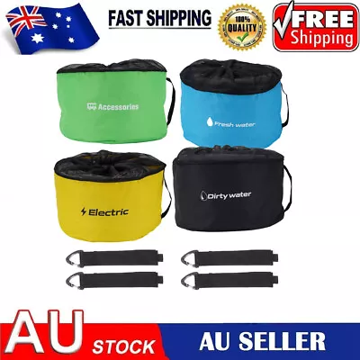 Caravan Hose Bags Water Hose Storage Bag Camping RV Cable Cors Organizer Replace • $29.99