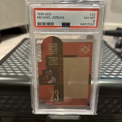 1996 UD3 Michael Jordan #23 PSA 8 • $25