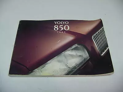 1995 Volvo 850 Owner's Manual Book Owners Handbook Guide TP3589 - Nice Condition • $9.99