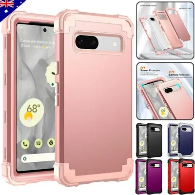 For Google Pixel 8 7 6 Pro 7A 6A 5 4 3XL Case Heavy Duty Shockproof Rugged Cover • $13.49