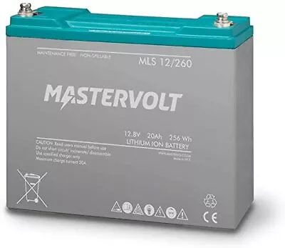 Mastervolt MLS 12/160 Lithium Ion Battery. 12v 20A 256Wh • £199.99