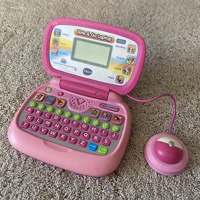 Vtech Tote And Go Laptop Pink Tested Works Great • $14.99