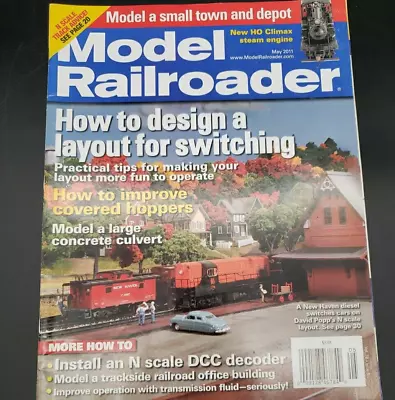 Model Railroader Magazine - May 2011- Train Hobbyist Miniature • $3.99