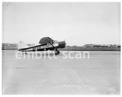 $5 • Buy Original Negative, BACA Airlines Stinson Reliant At St. Louis, 1950s