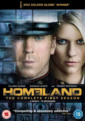 Homeland: The Complete First Season DVD (2012) Claire Danes Cert 15 4 Discs • £2.16