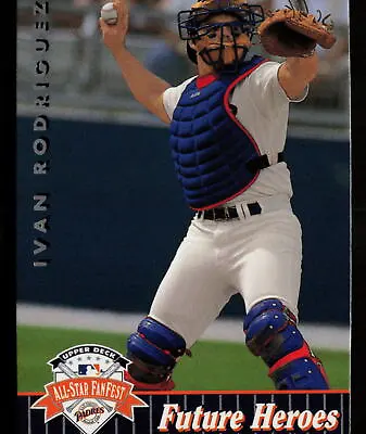 1992 Upper Deck All-Star FanFest Ivan Rodriguez #2 Texas Rangers Baseball Card • $0.99