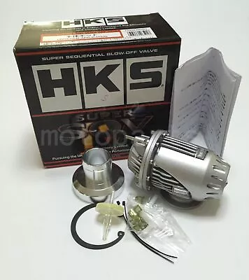 Us Hks Car Sqv 4 Turbo Blow Off Valve Pull-type Ssqv Bov With Adapter Silver • $52.99