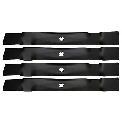 X4 Bar Blades For 42  John Deere Ride On Lawn Mower 102 115 125 135 GX22151  • $46