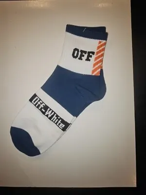 OFF-WHITE C/o VIRGIL ABLOH Crew Socks One Size FREE SHIPPING • $21.85