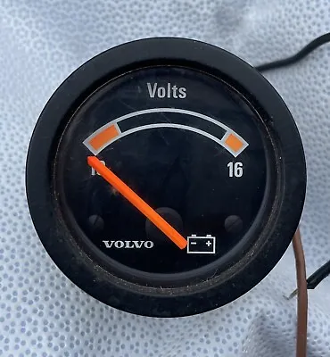 Vintage Volvo Voltage Gauge Volts Instrument - Original. • $299