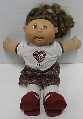 Cabbage Patch Kids Doll - 2005 - Xavier Roberts - Brown Hair Brown Eyes Freckles • $27.95