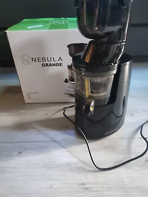 £79.99 • Buy Nebula Grande Whole Fruit Cold Press Slow Masticating Juicer Black