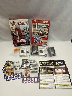 Munchkin Marvel & X-Men (Two Sets) Steve Jackson Games Nearly Complete • $16