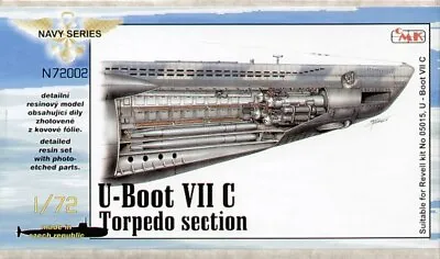 CMK N72002 1:72 Type VIIc U-Boat Interior Torpedo Section • £48.96