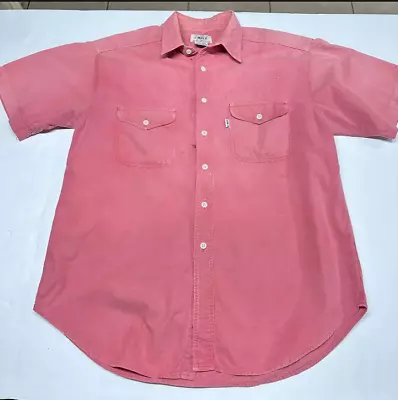 Vtg J-Walk Mens Short Sleeves Workwear Classic Button Up Shirt Size Large  • $16.55