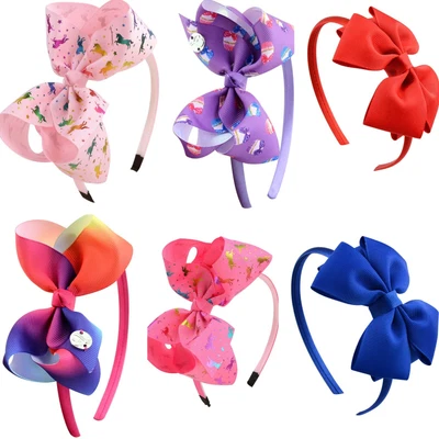 £1.99 • Buy JOJO Siwa Girl's Hair Clips Children Kids Bows School Headband Unicorn Bow UK