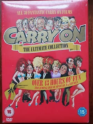 Carry On The Ultimate Collection Dvd    BRAND NEW SEALED  30 FILMS REG 2 UK  • £27.75