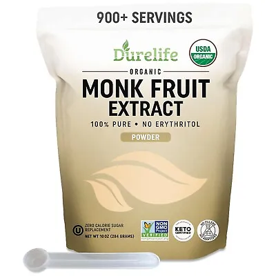 Durelife Organic 100% Pure Monk Fruit Extract Powder 10 OZ • $35.99