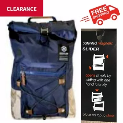 Clearance Sale BLUE Backpack High School Travel Laptop Rucksack Zipper Bag NEW • $14.99