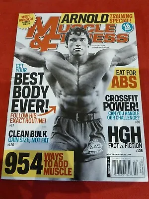 £10.95 • Buy  MUSCLE & FITNESS  Bodybuilding Magazine  Arnold Schwarzenegger