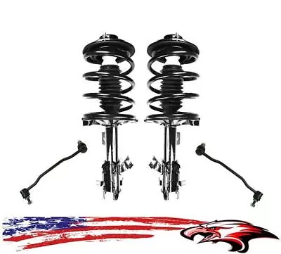 Front Complete Spring Struts & Sway Bar Links For Nissan Maxima 3.5L 2004-2008 • $294